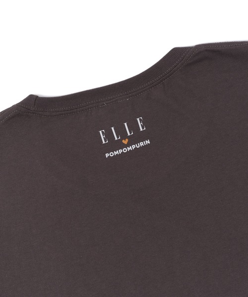 sanrio(サンリオ)の「【 sanrio / サンリオ 】 ポムポムプリン x ELLE Tシャツ WNI(Tシャツ/カットソー・レディース・チャコールグレー/ホワイト・FREE)」の9枚目の写真