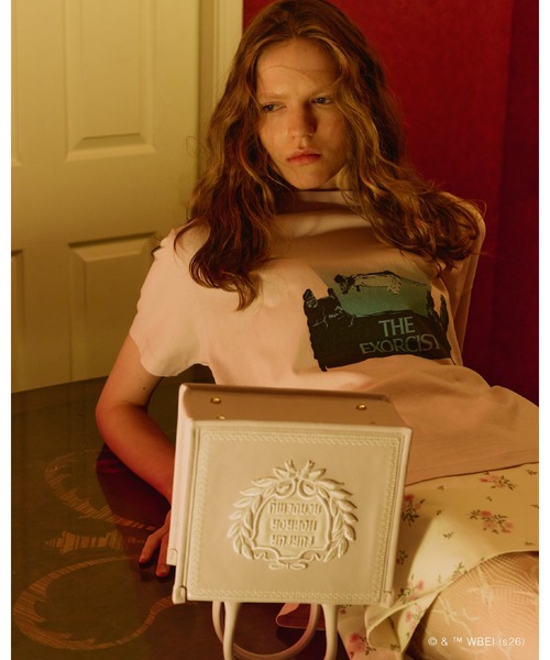 FURFUR(ファーファー)の「【THE EXORCIST】 グラフィックTシャツ(Tシャツ/カットソー・レディース・ピンク/ホワイト/ブラック・F)」の9枚目の写真