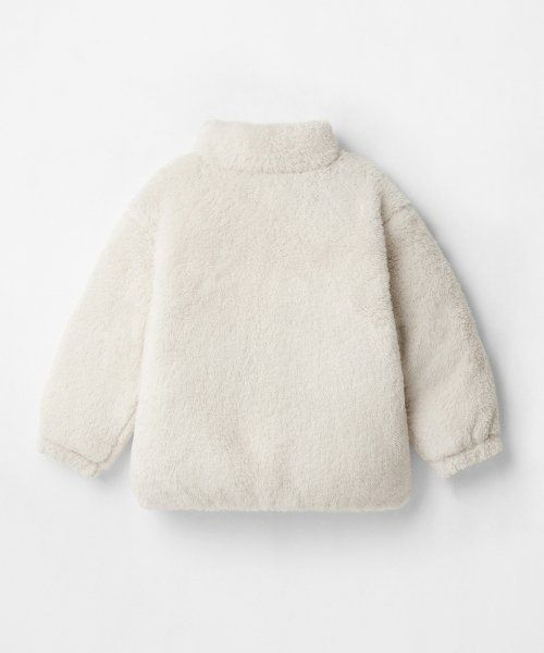 MUSINSA STANDARD KIDS（ムシンサスタンダードキッズ）の「デイリープファーリバーシブルフリースショートパディングジャケット[クリーム/クリーム]（ブルゾン・レディース・その他・100/160/110/120/130/140/150）」の10枚目の写真