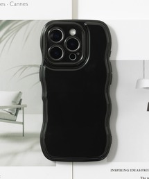 emonique（エモニーク）の「iPhoneケース スマホケース カバー うねうね ウェーブ【iPhone13/14/15/16/16Pro/17/17Pro対応】（スマホケース/カバー）」