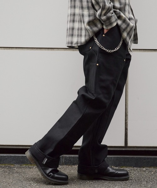 Carhartt(カーハート)の「Carhartt / カーハート BO1 FIRM DUCK DOUBLE-FRONT UTILITY WORK PANT(チノパンツ・メンズ・ブラック・36/34/32/30)」の2枚目の写真