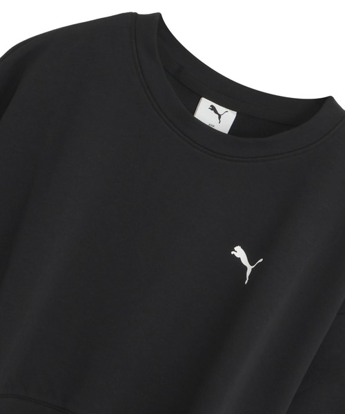 PUMA(プーマ)の「プーマ PUMA ESS ELEVATED MX レイヤード プルオーバー(Tシャツ/カットソー・レディース・パープル/ブラック・S/M/L/XL)」の17枚目の写真