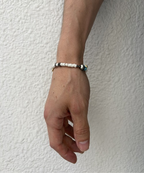 amp japan(アンプジャパン)の「HOWLITE BR(ブレスレット・メンズ・ホワイト・FREE)」の4枚目の写真