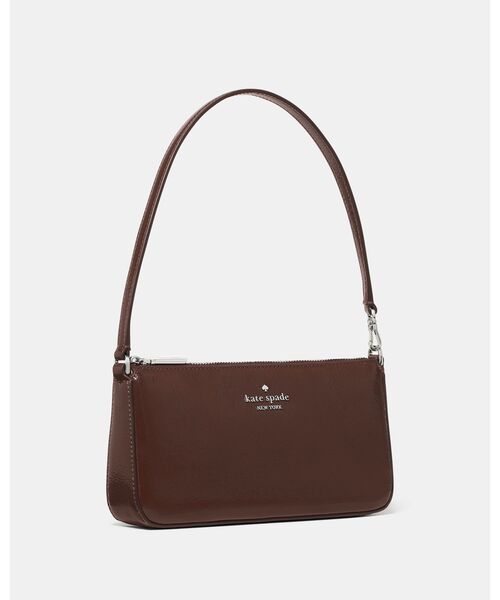 kate spade new york（ケイトスペード ニューヨーク）の「ジェミニ シャイニー レザー ポシェット（ショルダーバッグ・レディース・ブラウン・ONESIZE）」の4枚目の写真