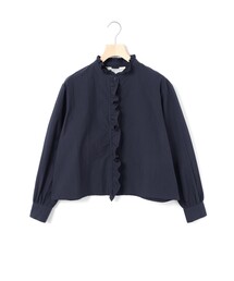 MidiUmi フリルショートシャツ