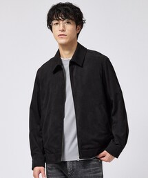 TAKEO KIKUCHI（タケオキクチ）の「バックプリーツ ボックスシルエット ジップ ブルゾン（ブルゾン）」