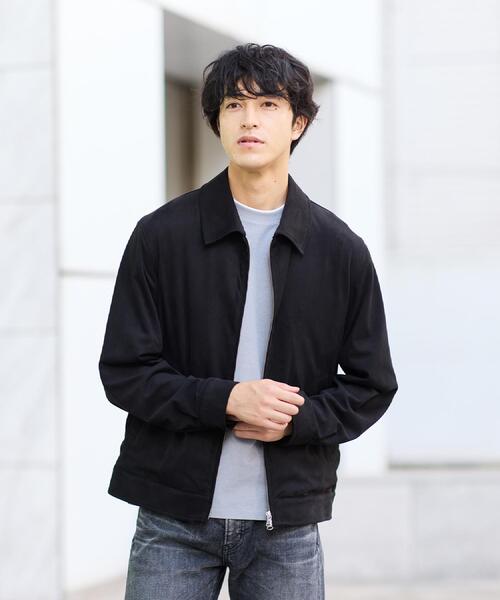 TAKEO KIKUCHI（タケオキクチ）の「デニム＆スウェード調 ジップブルゾン（ブルゾン・メンズ・ブラウン系その他/ブラック/ネイビー・04/03/02）」の13枚目の写真