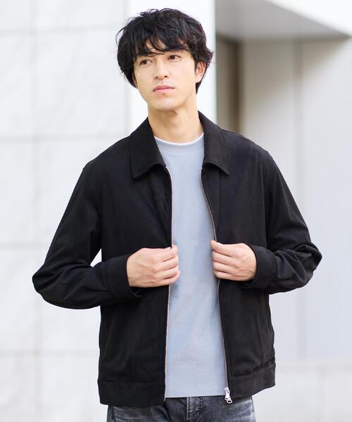 TAKEO KIKUCHI（タケオキクチ）の「デニム＆スウェード調 ジップブルゾン（ブルゾン・メンズ・ブラウン系その他/ブラック/ネイビー・04/03/02）」の14枚目の写真