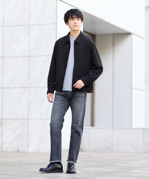 TAKEO KIKUCHI（タケオキクチ）の「デニム＆スウェード調 ジップブルゾン（ブルゾン・メンズ・ブラウン系その他/ブラック/ネイビー・04/03/02）」の15枚目の写真