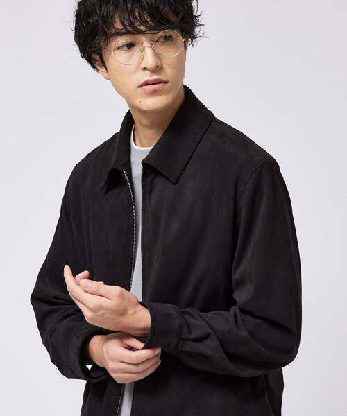 TAKEO KIKUCHI（タケオキクチ）の「デニム＆スウェード調 ジップブルゾン（ブルゾン・メンズ・ブラウン系その他/ブラック/ネイビー・04/03/02）」の17枚目の写真