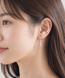 【itam】アイタム/ ステンレス 3連 カラーキュービックピアス