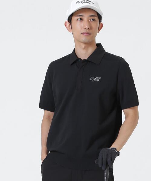 MASTER BUNNY EDITION（マスターバニーエディション）の「布帛衿ポロニット (MENS)（ニット/セーター・メンズ・グレー/ブラック/ホワイト・X-LARGE/LARGE/MEDIUM）」の3枚目の写真