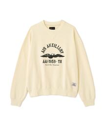 Alpha Industries/アルファ インダストリーズ/ESSENTIAL CREW RELAXED FIT SWEATSHIRT 【AIR AUX】/エッセンシャル クルー リラックスフィット スウェットシャツ