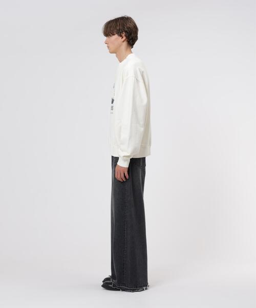 Alpha Industries（アルファインダストリーズ）の「Alpha Industries/アルファ インダストリーズ/ESSENTIAL CREW RELAXED FIT SWEATSHIRT 【AIR AUX】/エッセンシャル クルー リラックスフィット スウェットシャツ（スウェット・メンズ・ブラック/ベージュ・L/M）」の22枚目の写真