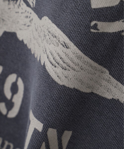 Alpha Industries（アルファインダストリーズ）の「Alpha Industries/アルファ インダストリーズ/ESSENTIAL CREW RELAXED FIT SWEATSHIRT 【AIR AUX】/エッセンシャル クルー リラックスフィット スウェットシャツ（スウェット・メンズ・ブラック/ベージュ・L/M）」の7枚目の写真