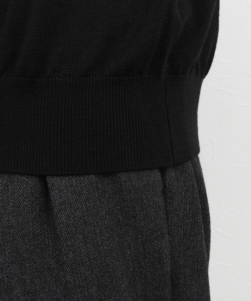 NOLLEY’S(ノーリーズ)の「ハイゲージウォッシャブルニットスタンドジップ 26AW(ニット/セーター・メンズ・ライトグレー/ブラック/オレンジ・XL/S/M/L)」の14枚目の写真