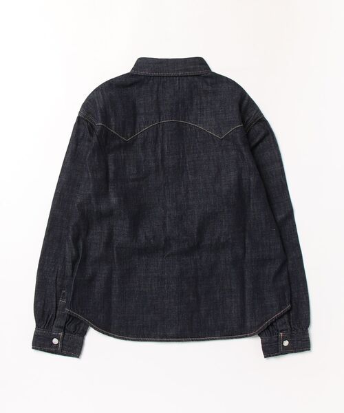 Lee(リー)の「【110-150cm】キッズ ウエスタンシャツ(シャツ/ブラウス・キッズ・インディゴブルー/ブルー・110/130/150/120/140)」の3枚目の写真
