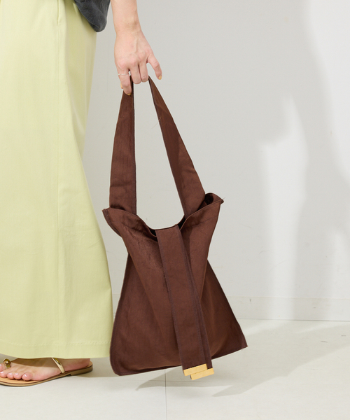 ITTI（イッチ）の「《追加9》ITTI/イッチ SLOBE別注 TOTE M（トートバッグ・レディース・ブラウン/ブラック・FREE）」の12枚目の写真