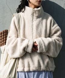 antiqua | ボア ハーフジップ トップス(その他トップス)