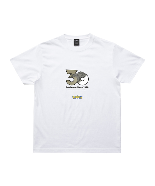 ZOZOSPOT(ゾゾスポット)の「Pokemon 30th Anniversary 1025 T-shirt 「ゴローン」(Tシャツ/カットソー・レディース・ホワイト・100cm/110cm/120cm/130cm/140cm/150cm/SMALL/MEDIUM/LARGE/X-LARGE/XX-LARGE/XXX-LARGE/160cm)」の1枚目の写真
