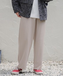 mp15406- Karze Span Wide Straight Pants ワイドストレートトラックパンツ(A78126cmb)