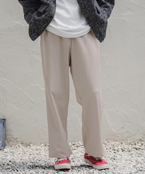 CAMBIO(カンビオ)の「mp15406- Karze Span Wide Straight Pants ワイドストレートトラックパンツ(A78126cmb)(その他パンツ・メンズ・ブラック/ネイビー/グレイッシュベージュ/ミックスグレー・L/M/S)」の22枚目の写真