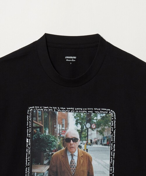 Steven Alan(スティーブンアラン)の「<JIMA × Steven Alan> WTS TEE BLK/Tシャツ(Tシャツ/カットソー・メンズ・ブラック・3/2)」の3枚目の写真
