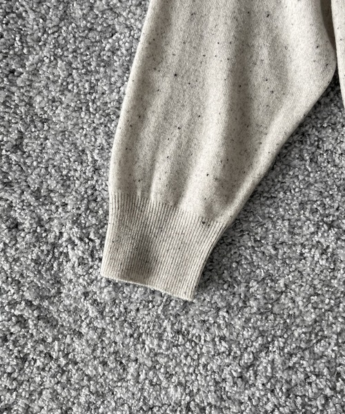crepuscule(クレプスキュール)の「crepuscule L/s polo(ニット/セーター・メンズ・ホワイト・1)」の3枚目の写真