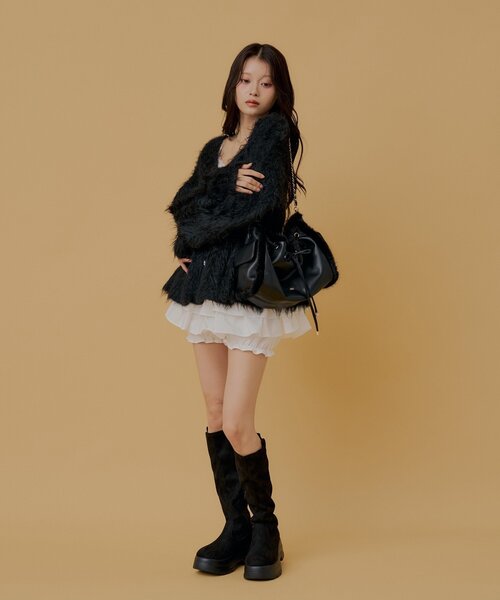 Chico（チコ）の「厚底ストレッチロングブーツ（ブーツ・レディース・ブラック/ブラウン/ブラック系その他3・SMALL/MEDIUM/LARGE）」の15枚目の写真