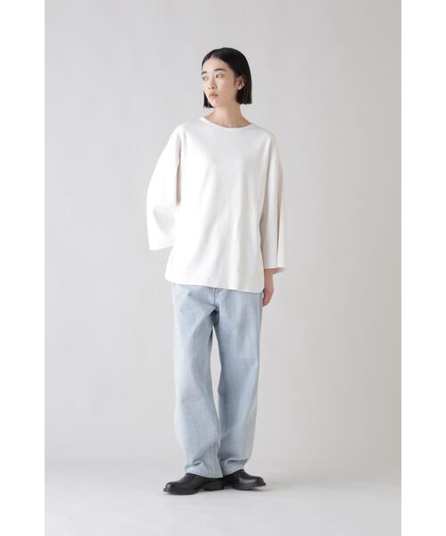 YLEVE（イレーヴ）の「YLEVE / CTN RIB P/O BIG（Tシャツ/カットソー・レディース・ホワイト・1）」の5枚目の写真