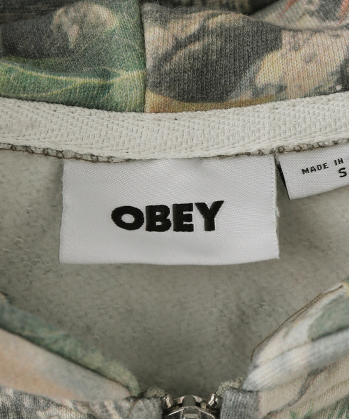 OBEY(オベイ)の「【OBEY / オベイ】GOTHIC ZIP HOOD(パーカー・レディース・ブラウン・SMALL)」の7枚目の写真