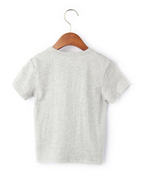 green label relaxing(グリーンレーベルリラクシング)の「ハッポウ カモフラプリント Tシャツ ショートスリーブ◆(Tシャツ/カットソー・キッズ・オフホワイト/グレー・105/135/95/125/115)」の5枚目の写真
