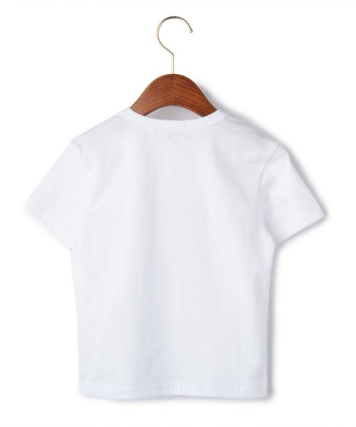 green label relaxing(グリーンレーベルリラクシング)の「ハッポウ カモフラプリント Tシャツ ショートスリーブ◆(Tシャツ/カットソー・キッズ・オフホワイト/グレー・105/135/95/125/115)」の3枚目の写真