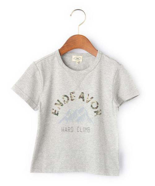 green label relaxing(グリーンレーベルリラクシング)の「ハッポウ カモフラプリント Tシャツ ショートスリーブ◆(Tシャツ/カットソー・キッズ・オフホワイト/グレー・105/135/95/125/115)」の11枚目の写真