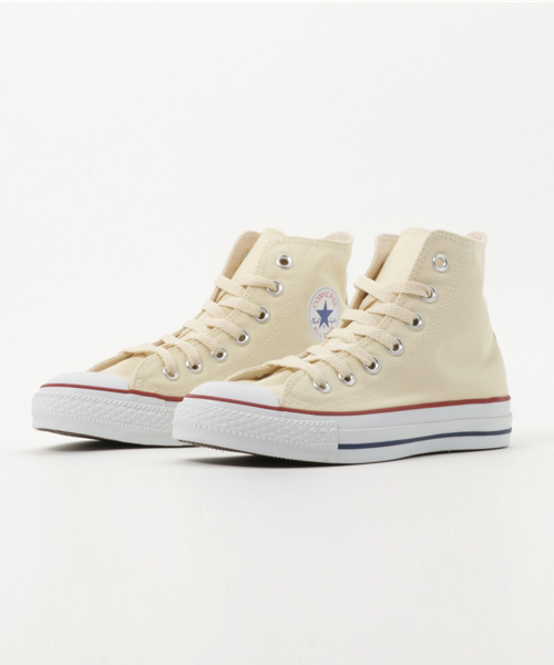 CONVERSE(コンバース)の「【CONVERSE】オールスターハイカット(スニーカー・レディース・ホワイト/オフホワイト/ブラック・24.0cm/23.5cm/23.0cm/24.5cm/22.5cm)」の1枚目の写真