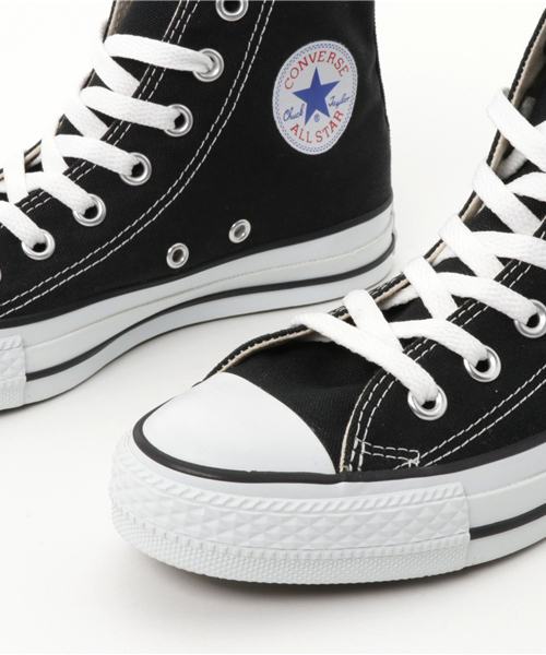 CONVERSE(コンバース)の「【CONVERSE】オールスターハイカット(スニーカー・レディース・ホワイト/オフホワイト/ブラック・24.0cm/23.5cm/23.0cm/24.5cm/22.5cm)」の7枚目の写真