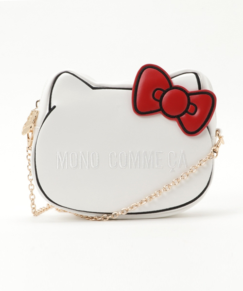 Mono Comme Ca モノコムサ の ハローキティポシェット ショルダーバッグ Wear