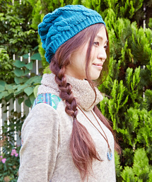 チャイハネ | 【チャイハネ】ケーブル編みニットベレー帽(ハンチング/ベレー帽)