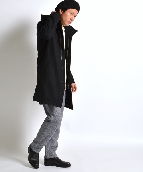 SHIPS JET BLUE（シップスジェットブルー）の「SHIPS JET BLUE: ウールフードコート■（その他アウター・メンズ・チャコールグレー/ネイビー/ブラック・SMALL/MEDIUM/X-LARGE/LARGE）」の18枚目の写真