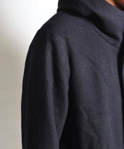 SHIPS JET BLUE（シップスジェットブルー）の「SHIPS JET BLUE: ウールフードコート■（その他アウター・メンズ・チャコールグレー/ネイビー/ブラック・SMALL/MEDIUM/X-LARGE/LARGE）」の8枚目の写真