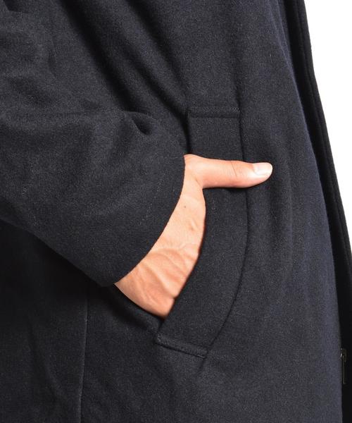 SHIPS JET BLUE（シップスジェットブルー）の「SHIPS JET BLUE: ウールフードコート■（その他アウター・メンズ・チャコールグレー/ネイビー/ブラック・SMALL/MEDIUM/X-LARGE/LARGE）」の9枚目の写真