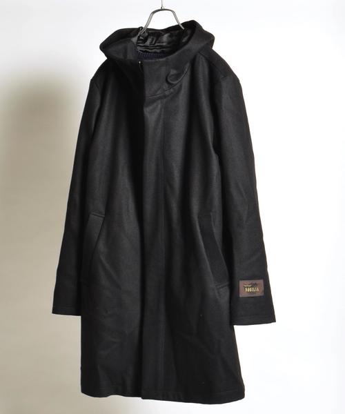 SHIPS JET BLUE（シップスジェットブルー）の「SHIPS JET BLUE: ウールフードコート■（その他アウター・メンズ・チャコールグレー/ネイビー/ブラック・SMALL/MEDIUM/X-LARGE/LARGE）」の14枚目の写真