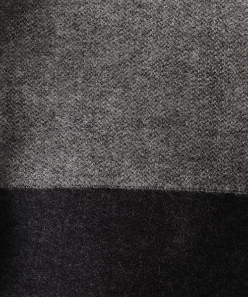 PIACENZA（ピアチェンツァ）の「PIACENZA: カシミヤ/シルク リバーシブル マフラー（ストール/ショール・メンズ・グリーン/ネイビー/ラベンダー/パープル/グレー・ONE SIZE）」の7枚目の写真