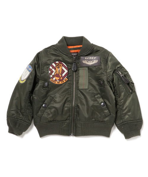 Avirex アヴィレックス の Avirex アヴィレックス Kid S Ma 1 Top Gun キッズ Ma 1トップガン Ma 1 Wear