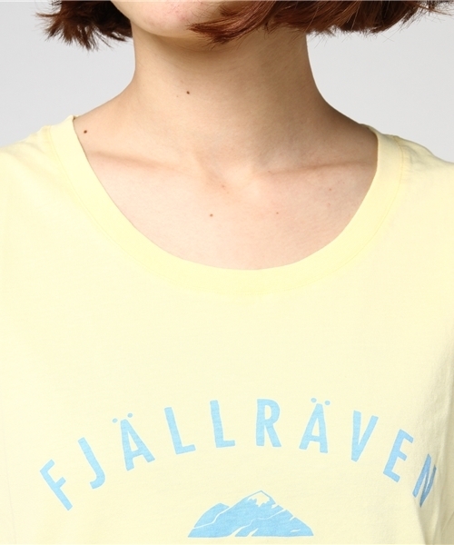 FJALL RAVEN （フェールラーベン）の「Trekking Equipment T-shirt W  (FJALLRAVEN/フェールラーベン)（Tシャツ/カットソー・レディース・パープル/ペールイエロー/グリーン/ライトグリーン/レッド系その他・L/M/S）」の13枚目の写真