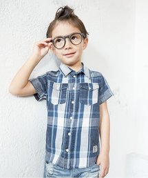 BREEZE | インディゴチェックシャツ(シャツ/ブラウス)