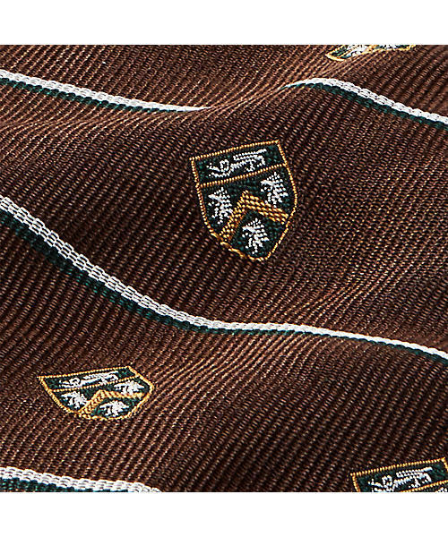 POLO RALPH LAUREN（ポロ ラルフ ローレン）の「シルク レップ ナロー クラブ タイ（ネクタイ・メンズ・ブラウン・ONE SIZE）」の2枚目の写真