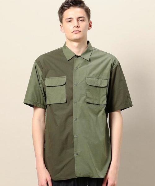 BEAUTY&YOUTH UNITED ARROWS（ビューティーアンドユースユナイテッドアローズ）の「＜YARDAGE＞ GAS STAND SS/シャツ ◆（シャツ/ブラウス・メンズ・オリーブ・LARGE/MEDIUM）」の3枚目の写真