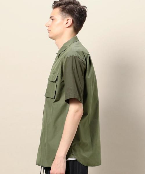 BEAUTY&YOUTH UNITED ARROWS（ビューティーアンドユースユナイテッドアローズ）の「＜YARDAGE＞ GAS STAND SS/シャツ ◆（シャツ/ブラウス・メンズ・オリーブ・LARGE/MEDIUM）」の4枚目の写真