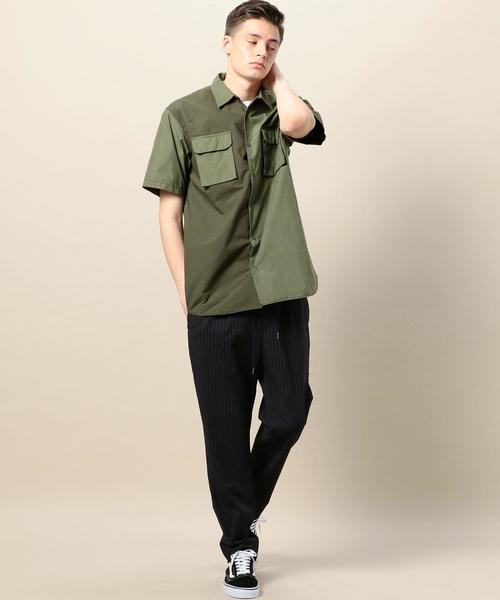 BEAUTY&YOUTH UNITED ARROWS（ビューティーアンドユースユナイテッドアローズ）の「＜YARDAGE＞ GAS STAND SS/シャツ ◆（シャツ/ブラウス・メンズ・オリーブ・LARGE/MEDIUM）」の5枚目の写真